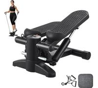 Mini stepper - stepper d'escalier - machine de step pour un entraînement efficace - réglable en hauteur 180-293mm - appareil de fitness pour la maison