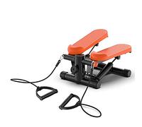 Mini-Stepper Swing Stepper 2 en 1 Dual Exercise Stepper Fitness Stepper avec bande de résistance (orange)