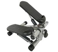 Mini Stepper Twister Fitness D'appartement Portantes Hydraulique capacité max. 150kg Réglable Noir/Gris