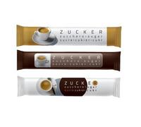 Mini sticks de sucre, dans un carton