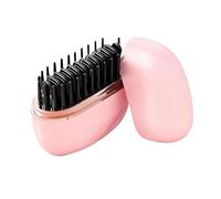 Mini Straightener, Rechargeable Portable Mini Hair Straightener, 3-Speed Temperature Control, Lightweight & Easy to Use for Travel & Home (Pink)