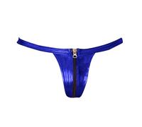Mini String Homme, String Homme Exotique en Coton Confortable sous-Vêtements Basse Taille Design Zip Élégant pour Séduction Masculine Mode Intime