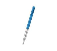 Mini Stylet pour Écrans Tactiles avec Disque de Précision et Clip de Transport Bleu