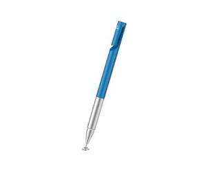 Mini Stylet pour Écrans Tactiles avec Disque de Précision et Clip de Transport Bleu