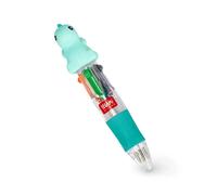 Mini Stylo À Bille 4 Couleurs Dino Mini Magic Rainbow - Bleu
