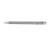 Mini Stylo à Bille, Porte-clés, Stylo Porte-clés Portable, Mini Stylo en Titane Pur EDC, Mini Porte-clés, Stylo à Bille en Titane, Instrument d'écriture (Grey)