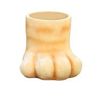 Mini Succulentz Pot, Cat Paw Resin Planter, Charming Animal Shape Feature, Compact Tiny Plant Container with Smooths Finish Build, Stylish Desk Plant Decor Design, Indoor Display Use for Shelf