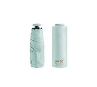 Mini Sun Parapluie de voyage anti-UV Protection UPF 50 99,9 % Couche de revêtement Micro poignée Tissu Compact/Léger Petit sac à dos portable/sac à main pliable Parapluie de poche Pluie/Blocage