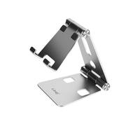Mini Support Bureau Pliable Argent pour Smartphone LinQ
