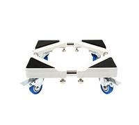 Mini Support De Base D'Appareil Mini Machine à Laver Base Réglable Longueur 31-50cm Support et cadre pour réfrigérateur L'assemblage est très facile Piédestal Antidérapant (4 Räder)