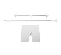Mini Support de Fond Photo en Acier Inoxydable, Cadre T Réglable | Fond de Photo Compact pour Fleurs et Panneaux Mousse, Installation Domestique, Structure Pliable, Finition Blanche Mate