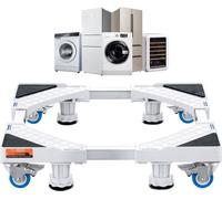 Mini-support de réfrigérateur®, socle pour lave-linge/sèche-linge - Réglable et sur roulettes - Largeur 16-27 pouces