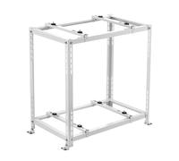 Mini-support de Sol à Deux Niveaux, Support de Condenseur Robuste, pour Système de Pompe à Chaleur à Condenseur Mini-split Sans Conduit(105x105x47cm/41x41x19in)