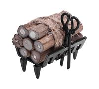 Mini Support en Bois - Rack de Foi décorative, Blog Compact avec LOOW Classique FIDEPACE | Petit Porte-bûches a des Accessoires complexes pour Les Mini-scènes, la décoration de Table