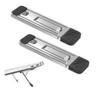 Mini support pour ordinateur portable - Pieds de support pliables - Paire de supports pour ordinateur portable - Base de refroidissement légère en aluminium - Plate-forme de support antidérapante pour