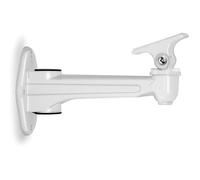 Mini Support Projecteur Mural, Charge de 3kg Longueur 16-20cm Matériau Aluminium, pour CCTV，Caméra- Rotation 360° (Blanc)