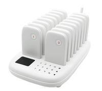 Mini Système D'Appel, Système de Téléavertisseur Pour Restaurant, Dispositif Intelligent de Cueillette de Repas Et D'Appel Sans Fil, 16 Téléavertisseurs, Distance de 1000 M, Pour le Restaurant Hospit