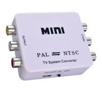 Mini système de télévision NTSC bidirectionnel, commutateur de convertisseur, compatible HDMI à AV, adaptateur de détartreur pour DVD, VCD, Xbox, projecteurs de télévision