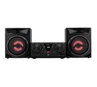 Mini-système HiFi noir - JVC - Bluetooth - Radio FM - Karaoké - 1 microphone inclus - Lecteur CD - MP3