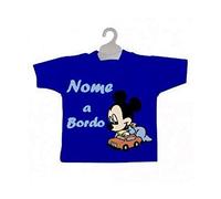 Mini t-shirt « bébé à bord » (Bimbo a bordo - Français non garanti) Arancione