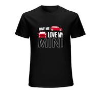 Mini T-Shirt Love Me Love My Mens Clubman Roadster Cooper John Works Design Black S