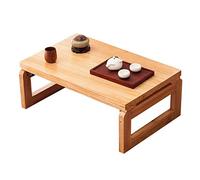 Mini table basse en bois - Table basse simple pour ordinateur portable - Table de travail - Table de petit déjeuner - Petite table de balcon - Facile à utiliser