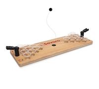 Mini Table Beer Pong Sevara - 100 gobelets et pièces de Rechange Inclus | Le Cadeau de Pâques par Excellence - Un élément de Changement de Jeu pour Votre Prochaine fête