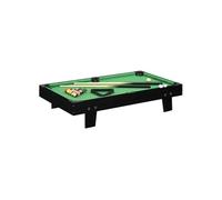 Mini table de billard 3 pieds 92x52x19 cm Noir et vert