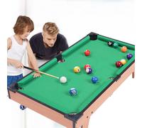 Mini table de billard Enfants Snooker Set Cues Boule pour sports d'intérieur