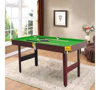 Mini Table De Billard Pliable De Style Américain - Table De Billard Multifonctionnelle for Enfants, Salle Jeux Familiale(140x74x81m)
