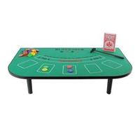 Mini Table de Blackjack avec Accessoires de Jeu - LUCKY - ALTOBUY Vert