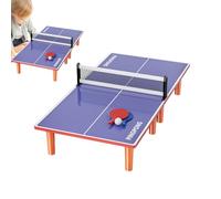 Mini Table de, Cadre Stable et Pliable, 30 x 60 cm, Mini Ensemble de Tennis de Table, Jeu de, Base antidérapante, pour, Adultes, salles de Jeux, Appartements, Bureaux