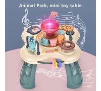Mini Table De Jeu Éducatif Pour Bébé, 18x10x20cm/7.09x3.94x7, 87 Pouces, Center D'activité, Jouets Sensoriels En Forme De Puzzle