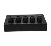 Mini Table de Mixage Audio 4 Canaux Compacte pour Studio | Commande Intuitive, Circuits à Faible Bruit, Réglage Précis des Niveaux, Usage en Diffusion et Salle de Classe