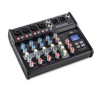Mini-Table de mixage avec Bluetooth® et enregistrement USB Pronomic B-603
