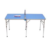 Mini Table de Ping-Pong Pliable Pour Jardin, Tennis de Table, 6 Supports,152*76*76cm