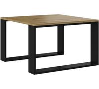 Mehome Mini Table Moderne 67 x 67 x 40 cm Chêne Artisan/Noir