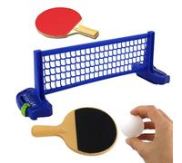 Mini Table Tennis Game Set - 28.5x8.4x9.3cm Interactive Desktop Games,Table Tennis Toy Handy to Carry for Kids Teens Family Educational Indoor Activity for School Party Home Birthday