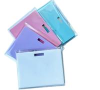 Mini tableau blanc effaçable en silicone réutilisable pour badges d'identité, carnet de poche V-ertique, carte d'identité, bobine de badges, bloc-notes pour infirmières et médecins (horizontal)