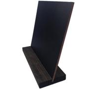 Mini Tableau Noir en Bois Vintage Soi-même pour Messages | Vitrines, Format Compact, pour Tables, Panneau Décoratif en Panneau de Fibres, Buffet et Dessert