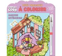 Mini Tableaux cosy à colorier - Jardins intérieurs (avec stylo gel)