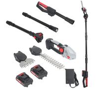 Mini Taille-Haies - Taille-haie électrique sans fil 21V - FLASIDU - 2 en 1 - 22000 tr/min - 2 batteries 1500mAh - 1 chargeur - Noir