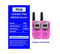 Mini talkie-walkie parent-enfant pour la famille, 1 paire, rose européen