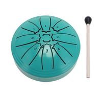 MINI TAMBOUR À LANGUE EN ACIER DURABLE TON PRÉCIS AMOUREUX DE LA MUSIQUE PRATIQUE DE MÉDITATION (Vert)
