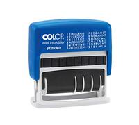 Colop mini info-dater S120/WD Tampon dateur 47 x 4 mm (l x H) bleu, gris