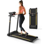 Mini Tapis de Course UREVO URTM006 Foldi, Vitesse Maximale 1-10 km/h, Zone de Marche 105*40 cm, Charge Maximale 100 kg, 12