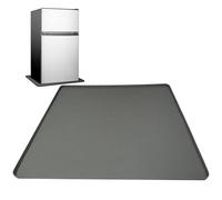 Mini tapis de réfrigérateur en silicone à bord de bord pour les eau, insert augmenté | Protection de l'expression, protection contre les armoires de base, protection compacte du sol, espace de stockag