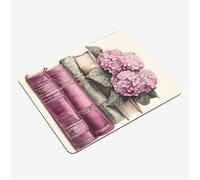 Mini Tapis Souris 20x15cm, Tapis de Souris Violet sous Main Bureau Livre Mousepad, Surface Lisse et Base en Caoutchouc antidérapante Mouse Pad, avec Bord Cousu Gaming Accessoire, Cadeaux S0-1218