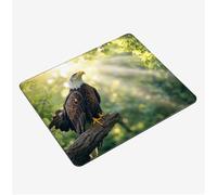 Mini Tapis Souris 26x21cm, Tapis de Souris Vert sous Main Bureau Animal Mousepad, Surface Lisse et Base en Caoutchouc antidérapante Mouse Pad, avec Bord Cousu Gaming Accessoire, Cadeaux S0-528