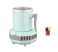 Mini Tasse De Refroidissement De Boissons, Refroidisseur D'été Portable, Refroidissement Instantané For Le Bureau À Domicile, Dissipation Thermique Double Face, Corps Tasse En Aluminium(Blue)